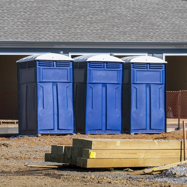 are there any restrictions on where i can place the portable toilets during my rental period in Curtisville PA